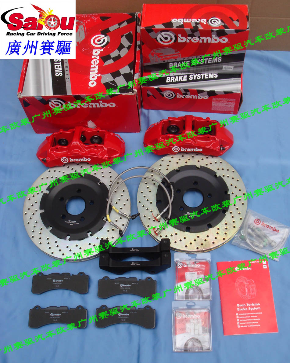 讴歌tl rl mdx专用brembo gt竞技版6活塞卡钳刹车套装 大大高清图片