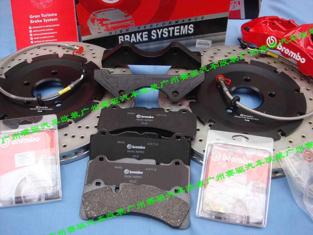 讴歌tl rl mdx专用brembo gt竞技版6活塞卡钳刹车套装 大大高清图片
