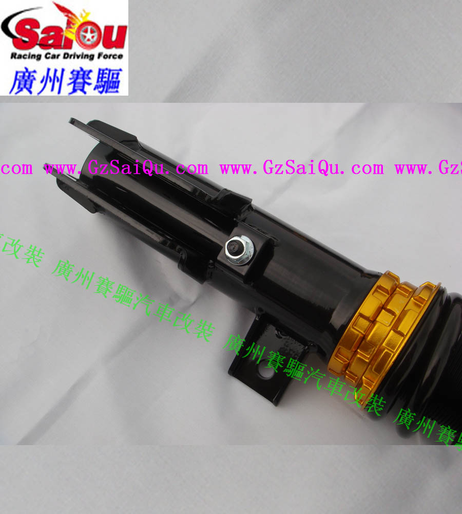 大众GTI台湾原装进口ISC绞牙避震 32段软硬高低可调改装避震