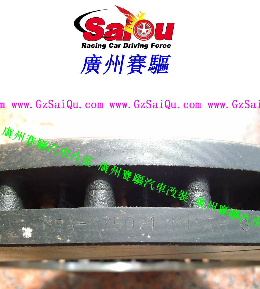 355MM DBA改装刹车碟 高温刹车盘 大六活塞卡钳专用刹车盘