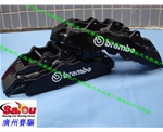 意大利BREMBO 黑色竞技版八活塞刹车卡钳 BREMBO 8活塞刹车鲍鱼 大大缩短刹车距离