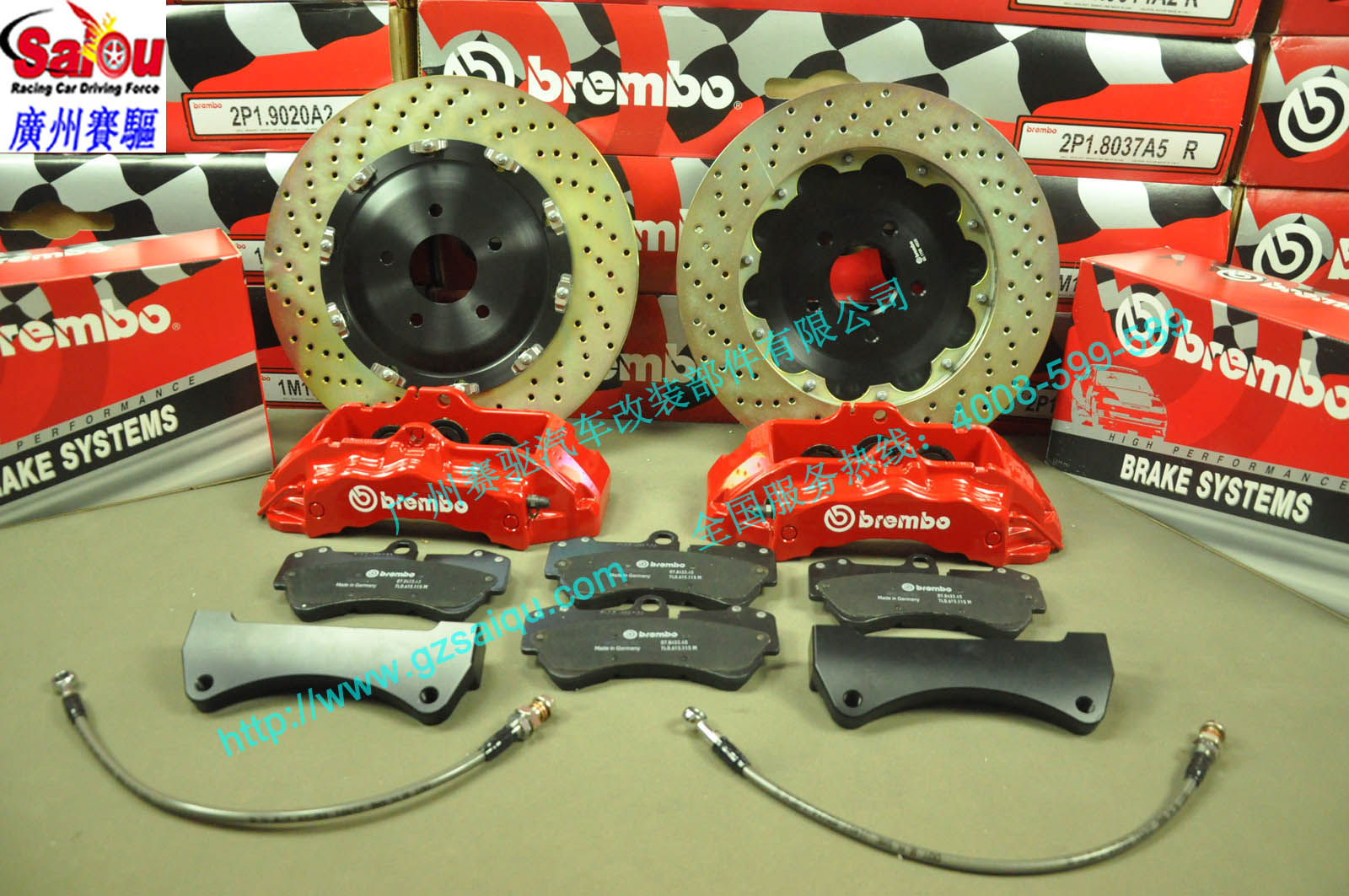 奔驰ML350改装BREMBO GT6刹车套装 意大利原装正品刹车卡钳 奔驰ML350刹车套装 产品展示 ap9560刹车套件 ...