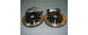 GTR-R35升级ALCON前6后6竞技版卡钳 前盘400MM 后盘385MM