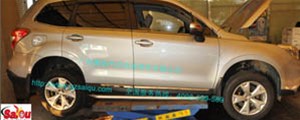森林人改装刹车，前后AP刹车套装，前面AP5200后面ap7600