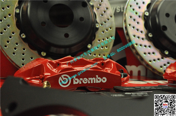 BREMBO GT4活塞鲍鱼红色