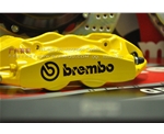 英菲尼迪FX35换后brembo GT4刹车四活塞刹车套装 效果超乎你想象