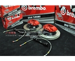 雪佛兰科鲁兹1.6T专用brembo F40刹车套件 原装位安装