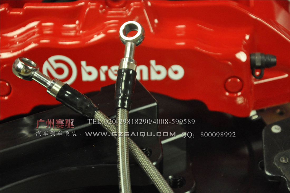 brembo 卡宴六活塞高性能刹车系统套件