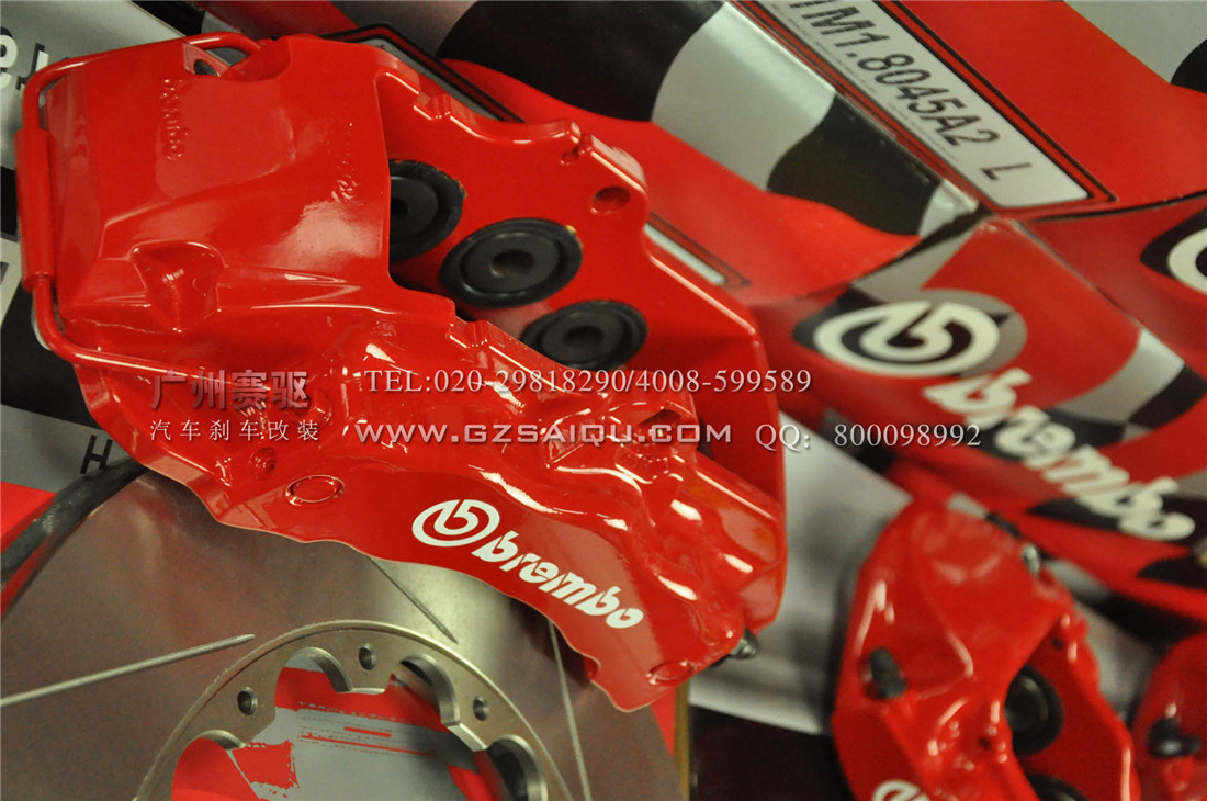 brembo卡宴六活塞刹车套件