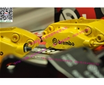 欧蓝德升级改装BREMBO F40刹车套装小四活塞意大利原装进口