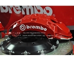 奔驰GLK刹车升级brembo大六活塞刹车套件，奔驰GLK改装